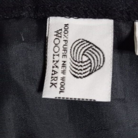 Jones New York Pure Wool Women's Gray Stripe Straight Leg Dress Pants Size 24PW - Picture 8 of 10